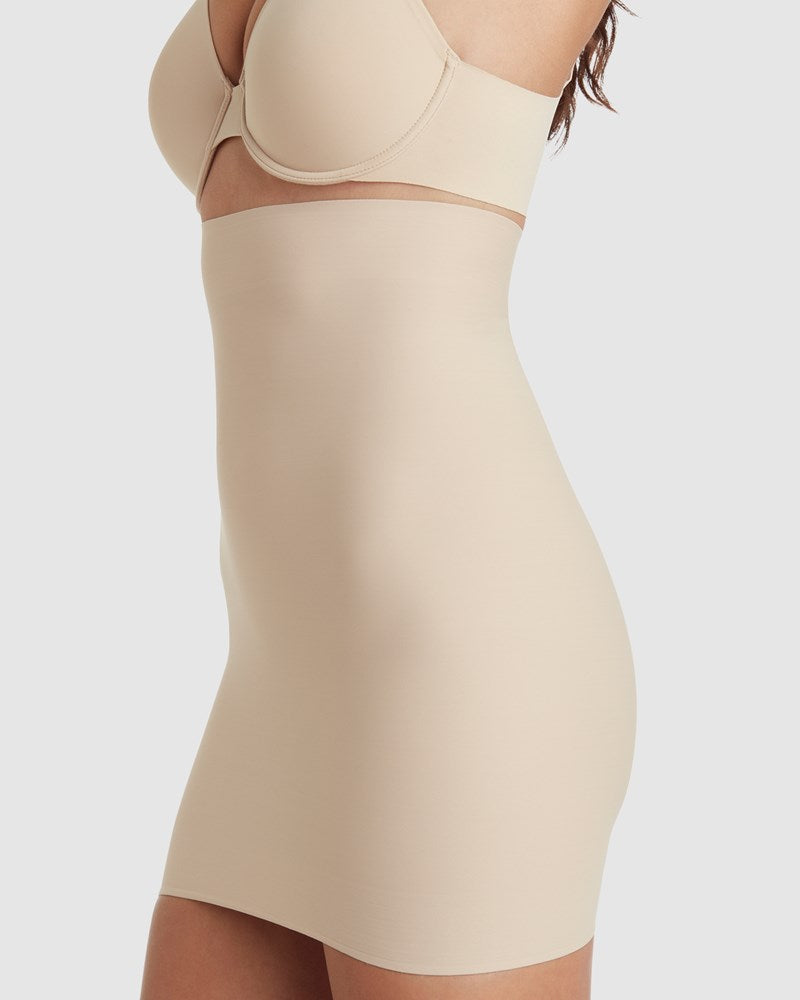 Seamless High Waist Long Shaper Skirt Slip– Curvypower